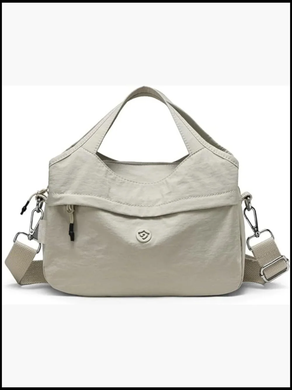 Lightweight Nylon Hobo Bag Crossbody Shoulder Tote Purse Travel Handbag